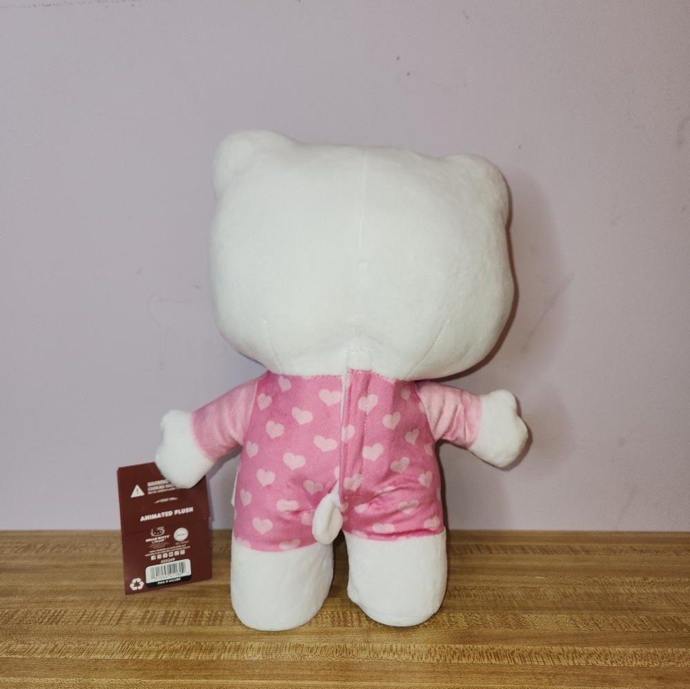 HELLO KITTY 14” Happy Shuffle, Pink Hearts Plush - Picture 5 of 9